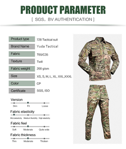Yuda Bán Buôn Đào Tạo Chiến Thuật Quần Áo OCP Đồng Phục Ngụy Trang Chiến Thuật Đào Tạo Chiến Đấu Đồng Phục - Product Image 6
