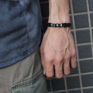 Pulsera de Energía Cuántica CAMAZ, Pulsera Magnética de Hematita con 18 Imanes, Joyería para el Cuidado de la Salud para Hombres - Product Image 6