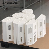 Boîte à livres de luxe recyclable avec design de mosquée 3D en papier artistique |   Emballage cadeau islamique personnalisable (forme et logo sur mesure)