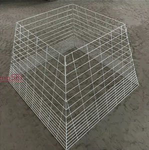 Cage pour volailles de combat, enclos volant, cages à coqs, <span class=keywords><strong>5x5</strong></span>, <span class=keywords><strong>maille</strong></span> carrée de 40 pouces, fil de fer à faible teneur en carbone, <span class=keywords><strong>maille</strong></span> soudée - Product Image 2