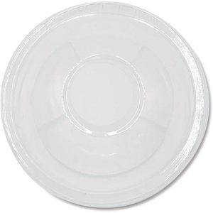 Boardwalk 9 Oz. to 10 Oz. PET <b>Cold</b> <b>Cup</b> Dome Lids Clear Disposable Lids 100/Pack - Product Image 5