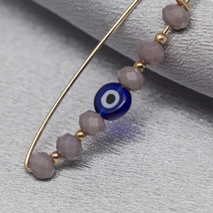 Yiwu approvisionnement direct turc grec bleu oeil broche broche oeil bijoux fabriqués à partir d'alliage placage technologie en gros - Product Image 2