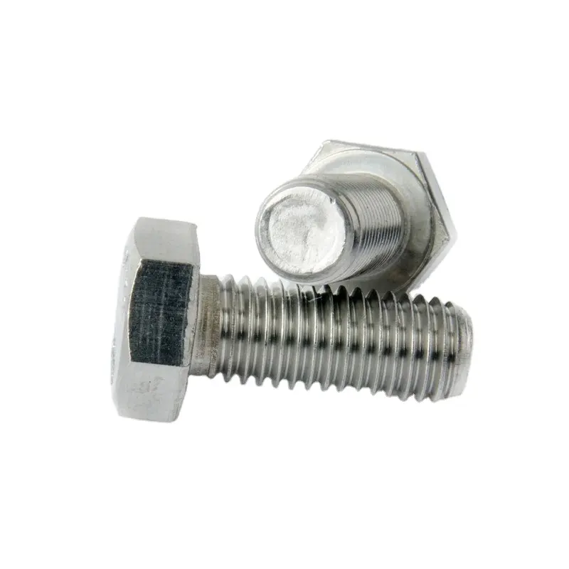 China suppliers manufacturing price size hex bolt nut set stainless steel different types of bolts and nuts