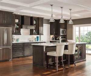 Muebles de Cocina Estilo Europeo Americano, Aparador, Estantes de Almacenamiento, Módulo de Estilo Instagram, Encimeras de Cuarzo, Cubo de Piedra - Product Image 3