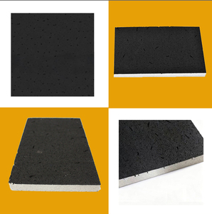Paneles de Techo Acústicos de Fibra Mineral Negra 2x2/2x4, Paneles de Lana Mineral Ignífugos y Sin Deformación para <span class=keywords><strong>Cine</strong></span> - Product Image 2
