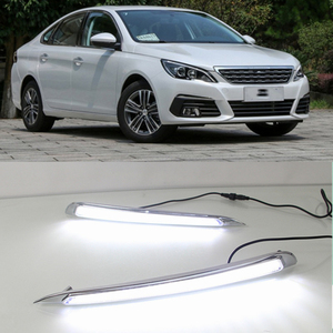 2 Pezzi LED DRL con Luci Diurne <span class=keywords><strong>e</strong></span> Indicatori di Direzione Gialli, Fari Fendinebbia per <span class=keywords><strong>Peugeot</strong></span> <span class=keywords><strong>308</strong></span> 2016 2017 - Product Image 1