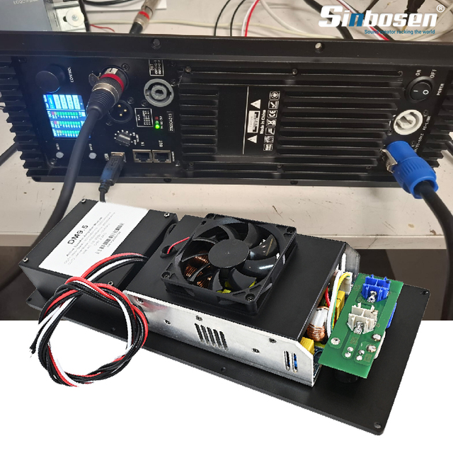DM9.5 2 Way Class D 900W/500W Pa Aluminium Chassis Amplifier Module with Dsp for Active Speaker System