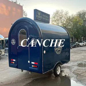 Remolque de Comida Redondo de Acero Galvanizado con Opciones de Tamaño Personalizadas - Product Image 2