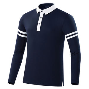 Camisetas Polo de Golf de Manga Larga para Hombre, Deportivas, Delgadas, de Secado Rápido, Ajustadas, de Spandex, Camisetas de Manga Larga, Chemises De Golf Pour Hommes - Product Image 3