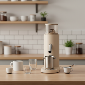 Molinillos de Café Cónicos Automáticos de Acero Inoxidable de Baja Velocidad - Uso Profesional y Doméstico con Control Táctil Electrónico - Product Image 2