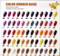 Échantillon Gratuit - Base Coat Professionnel 2-en-1 Longue Durée Couleurs Automnales - Vernis Gel UV 60 Couleurs