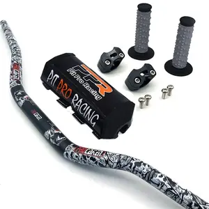 <span class=keywords><strong>Guidon</strong></span> <span class=keywords><strong>de</strong></span> moto tout-terrain 1-1/8 pouces avec coussinets <span class=keywords><strong>de</strong></span> <span class=keywords><strong>guidon</strong></span>, poignées <span class=keywords><strong>de</strong></span> <span class=keywords><strong>guidon</strong></span> <span class=keywords><strong>de</strong></span> <span class=keywords><strong>course</strong></span> Pit Pro pour moto Kayo BSE CRF KLX ATV Quad - Product Image 1