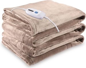 Utilisation au bureau et à la maison King Size 72x84 pouces <span class=keywords><strong>couverture</strong></span> <span class=keywords><strong>chauffante</strong></span> rapide à 4 niveaux de chauffage <span class=keywords><strong>couverture</strong></span> électrique en flanelle à Double couche - Product Image 1