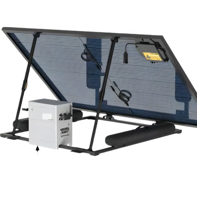Mini Solar Panel Kit for Home Balcony Plug and Play on Grid System with Battery Solar System Con Bateria