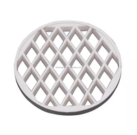 Grille de drain de sol en PVC sur mesure avec filtre à mailles rondes pour salle de bain
