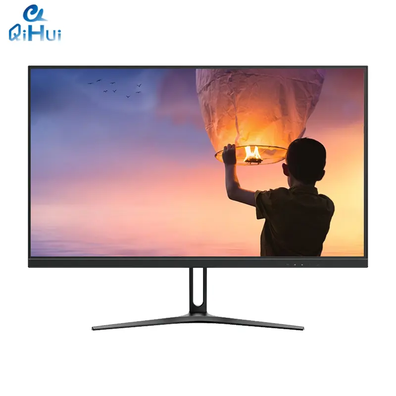 Qihui Hot Sale 21.5/23.8/27 Inch Lcd Monitor Computer Display 1080p Gaming Monitor 165hz Ultra Thin Bezel Built-in Speakers