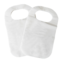 Bavoir jetable en non-tissé personnalisé avec logo imprimé, coton imperméable, pour restaurant de fruits de mer, fête, papier, pour adultes