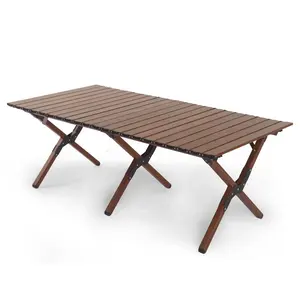 Table à œufs roulante en alliage d'aluminium Table pliante portable pour l'extérieur, le camping et le pique-nique Table pliante Offre Spéciale d'équipement