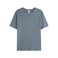 Custom Heavyweight 100% katoenen heren oversized T-shirt plus size grote lange wijde pasvorm cropped lengte print logo gebreid 260 gram