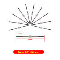 Linkage Stud 3mm 60mm Threaded Rod Square Centre for RC Model Plane Wholesale and Trade Bulk Carton Lot