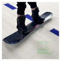 Tapis de ski sec extérieur intérieur ski snowboard pour l'entraînement piste sèche