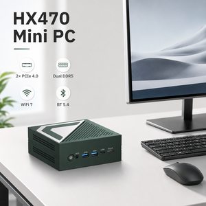หน่วยความจำ DDR5 16GB 512GB NVME SSD เดสก์ท็อปโฮสต์สำหรับสำนักงาน ป้ายดิจิทัล มินิพีซี กราฟิกการ์ด Radeon 880M/89M คอมพิวเตอร์ Oculink H - Product Image 6