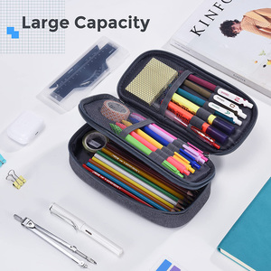 Estuche para lápices y bolígrafos <span class=keywords><strong>de</strong></span> gran capacidad, duradero, diseño simple, organizador <span class=keywords><strong>de</strong></span> papelería para la escuela, la universidad y la oficina. - Product Image 5