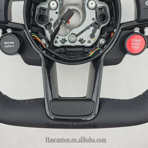 Volante Deportivo de Cuero Perforado con Botón R8, Compatible con Audi R8 - Product Image 2