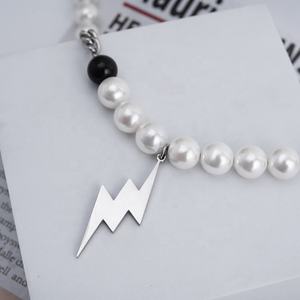 Accessoires de Bijoux Breloques Scintillantes avec Perles, Colliers Pendentifs en Acier Inoxydable, Joyería de Acero Inoxidable - Product Image 2