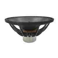 Woofer Profesional 18 inci, Voice Coil 115mm, Sensitivitas 97dB, Surround Kain, Kerucut Serat Kaca, Driver Subwoofer PA
