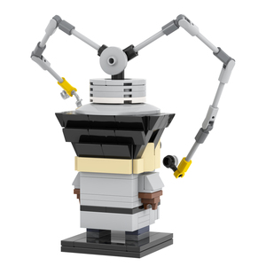 MOC7165 Inspector Gadget Série d'animation japonaise Cadeaux pour garçons Collection Blocs de construction DIY Jouets éducatifs Anime Enfants - Product Image 3