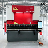 Prensa Plegadora de Chapa BOST de Fábrica, Máquina de Plegado de Chapa de Acero CNC de 2500mm, 3m, 4m con Controlador CNC