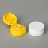 Bouchon à clapet en silicone noir à double paroi en plastique PP 33/400 pour bouteilles souples