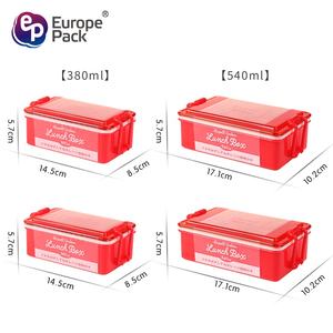 Venta al por mayor de la Oficina de la escuela llevar hermético a prueba de fugas <span class=keywords><strong>microondas</strong></span> de plástico Bento niños caja de almuerzo - Product Image 2