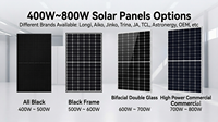 Kit complet de système d'énergie solaire domestique 5kw 6kw 8kw 10kw 12kw 15kw 20kw 25kw 30kw avec panneaux solaires et stockage par batterie