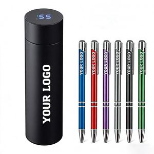 Stylo bille publicitaire personnalisé pour entreprise, idéal comme cadeau promotionnel, avec impression intégrale du logo - Product Image 1