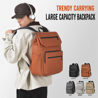 Sac à dos pour ordinateur portable en PU, nouvelle collection tendance, OEM, pour étudiants, hommes, bureau, grande capacité, léger, sac à dos professionnel