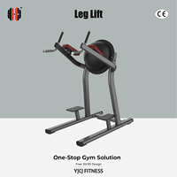 Estación de Levantamiento de Piernas Vertical con Respaldo, Soportes Dobles para Brazos, Plataformas para Pies, Estructura de Acero Reforzado para Equipos de Gimnasio Comercial
