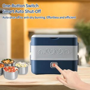 Mini-cuiseur à riz électrique isotherme 2,4 L, boîte à lunch automatique pour la maison et le bureau - Product Image 1