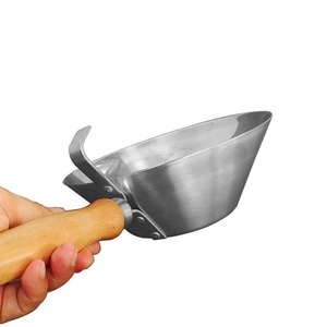 Diy Grade Stainless Steel Blade Pail <strong>Bucket</strong> for <strong>Plaster</strong> Mud &amp; Cement Mixing Construction Storage Container with Cornered Trowels - Product Image 2
