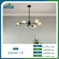 Lampadario moderno caldo bianco LED per casa ristorante illuminazione in pietra con E26 Base per soggiorno sala da pranzo arredamento - Product Image 1