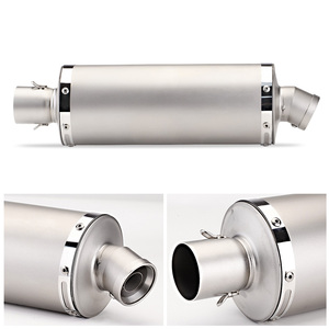 Silp Nouveau silencieux de bielle intégré pour moto F650 <span class=keywords><strong>GS</strong></span> (2008-2012) et <span class=keywords><strong>F700</strong></span> <span class=keywords><strong>GS</strong></span> F800 <span class=keywords><strong>GS</strong></span> ADV (2013-2017) - Product Image 5