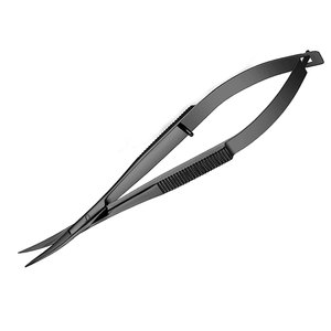 Tijeras Profesionales Curvas de Acero Inoxidable para Cejas, para Diestras, para Mujeres, para Recortar y Dar Forma a las Cejas, Herramienta para el Cuidado Facial - Product Image 1