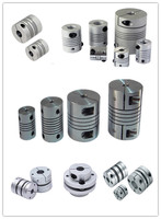 Accouplements d'arbre flexibles en alliage d'aluminium DC personnalisables, compatibles OEM pour machines et imprimantes 3D