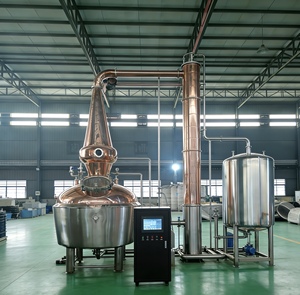 Équipement de distillation de colonne de cuivre de 500 gallons Power Pot Whisky Distiller Pompe Moteur Boisson Vin Machine pour Écossais - Product Image 1