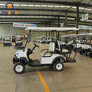 Nhà máy động vật ăn thịt H2 + 2 4 chỗ ngồi điện Golf giỏ hàng với pin lithium 2 + 2 CHỖ NGỒI 4 chỗ ngồi Trung Quốc Golf giỏ hàng - Product Image 4