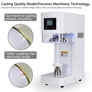 <span class=keywords><strong>Machine</strong></span> de scellage de canettes conforme à la norme CE, pour canettes en aluminium et en PET, boissons, fabrication de boissons, <span class=keywords><strong>machine</strong></span> de scellage de mise en conserve - Product Image 4