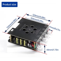 Carte d'amplificateur numérique BSSY) 2.1 canaux avec caisson de basses 300W * 2 + 600W, puce TPA3255 importée, stéréo TPA