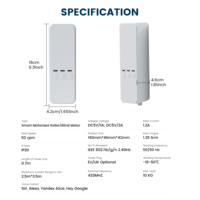 Motor Inteligente WiFi para Persianas con Fácil Instalación para Cortinas Enrollables Manuales con Cadena de Bolas