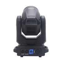 Luz Móvil Profesional de 200W LED con Haz de Luz y Prisma Arcoíris, Iluminación de Escenario Ultra Brillante para Conciertos, DJ y Eventos